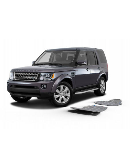 Kit de 2 proteções 6 mm Rival para Land Rover Discovery IV L319 2009 - 2015