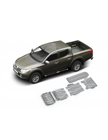 Kit 5 6 mm protections Rival for Mitsubishi L200 / Triton KL 2015-ACTUAL