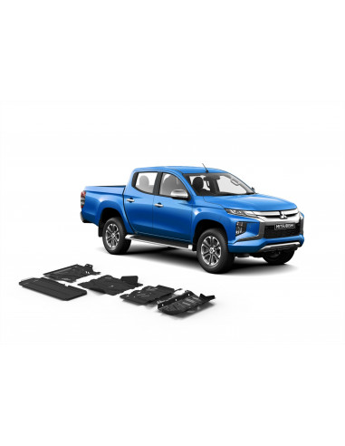 Kit de 5 proteções 3 mm Rival para Mitsubishi...