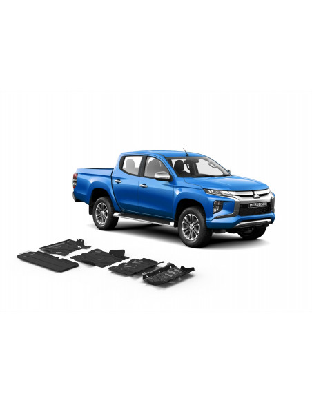Kit of 5 3 mm protections for Mitsubishi L200 / Triton KL (2015 - 2023) - Rival