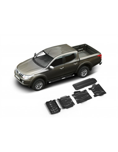 Kit de 5 proteções 3 mm Rival para Mitsubishi...