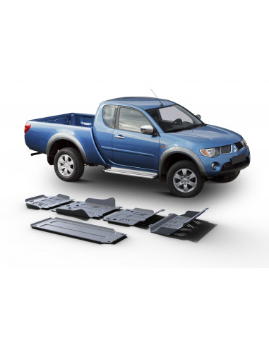 Kit 5 6 mm protections Rival for Mitsubishi L200 / Triton KAOT 2007-2015