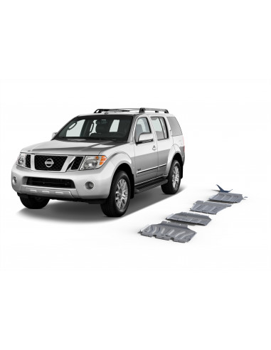 Kit 4 6 mm protections Rival for Nissan Pathfinder R51 2005-2014