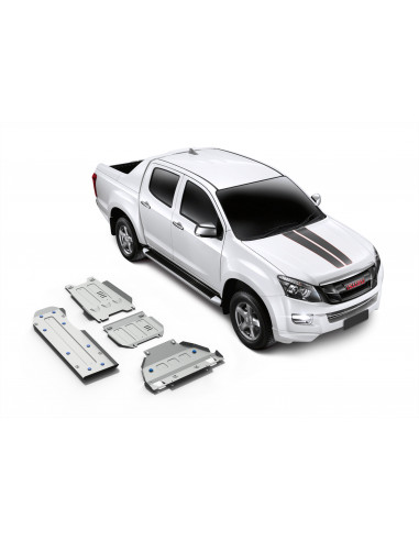 Kit de 4 proteções 6 mm Rival para Isuzu D -...