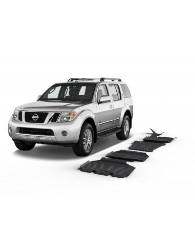 Kit 4 3 mm protections Rival for Nissan Pathfinder R51 2005-2014