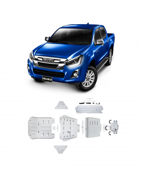 Kit de 6 protecciones 6 mm Rival para Isuzu D - Max 2021 - ACTUAL