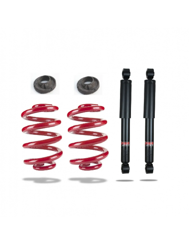 Reinforced suspension kit (+250kg) with spring insulators for Volkswagen Transporter t5/t6 - Pedders