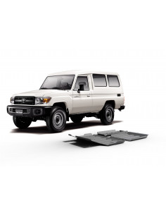 Kit of 3 6 mm protections for Toyota Land Cruiser J7 Rival