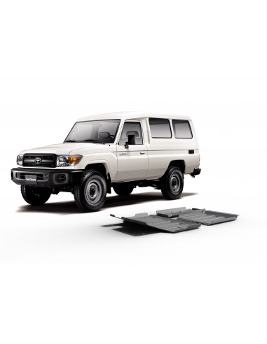 Kit of 3 6 mm protections for Toyota Land...