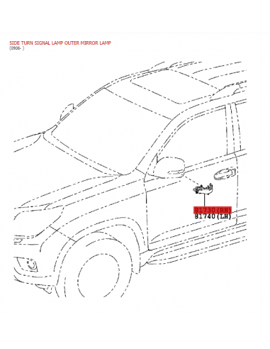 Intermitente retrovisor direito J15 / 20 -...