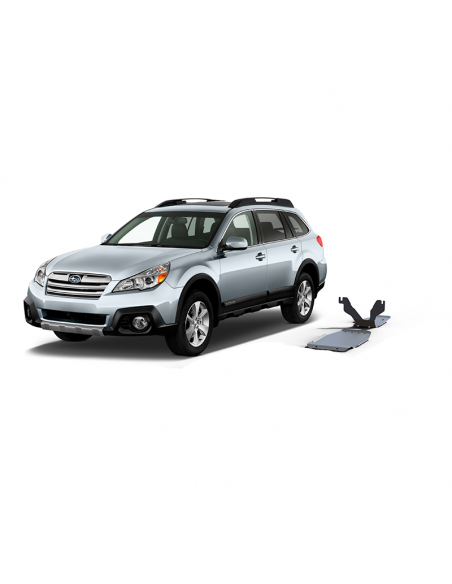 kit de 2 protections (boîte de vitesses et différentiel) de 4mm pour Subaru Outback 2009 - 2012 - Rival
