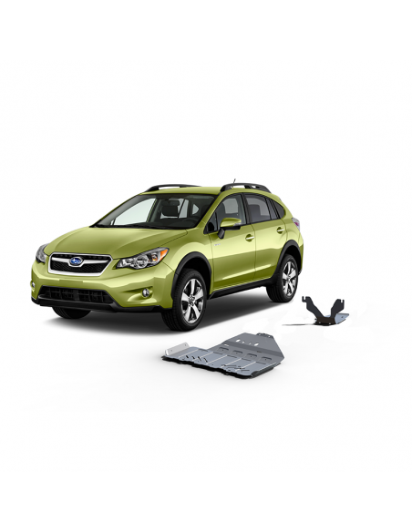 Kit de 2 protecciones (motor+caja cambios y diferencial) de 4mm para Subaru XV (2011 - 2016) - Rival