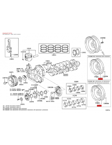 Flywheel Toyota Hilux Vigo - Original Toyota...