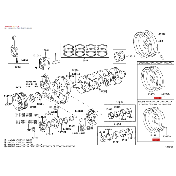 Volante motor (diámetro 275 mm) para Toyota...