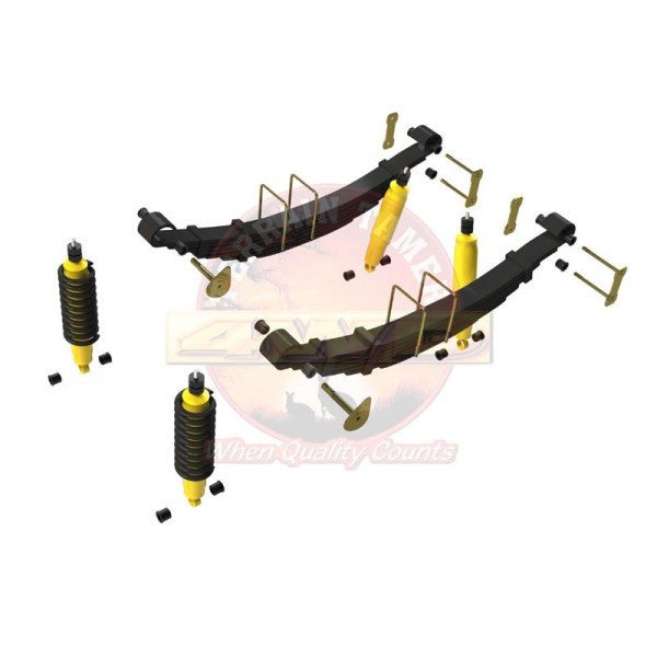 Complete reinforced suspension kit preassembled...