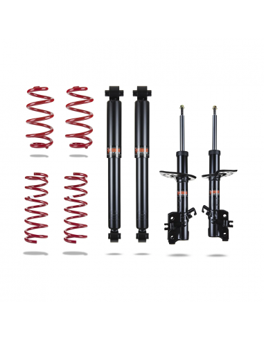 Full suspension kit reinforced +40mm Nissan X-Trail T32 (2015-New) only Diesel models - PEDDERS