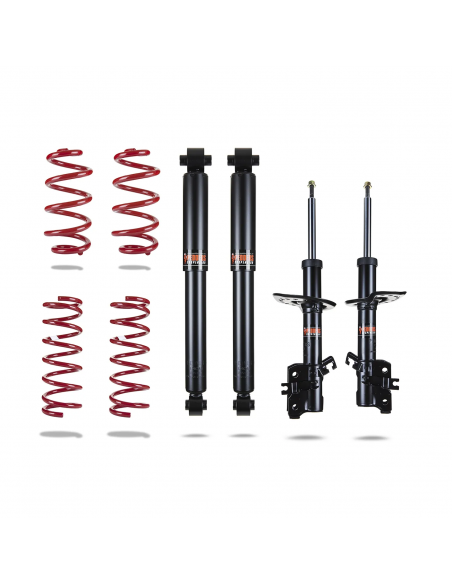 Complete reinforced suspension kit +40mm Nissan X-Trail T32 (2015 - Present) only Diesel Models - PEDDERS