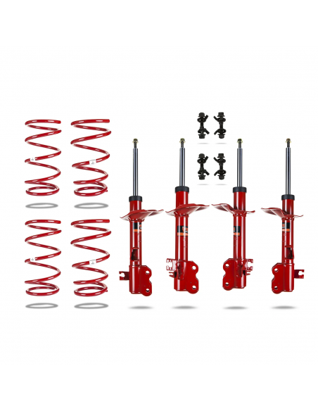 Kit de suspension complet renforcé +45 mm pour les modèles Diesel Nissan X-Trail T30 - Pedders