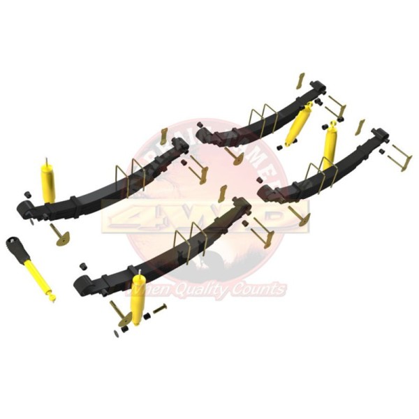 Kit de suspensão completo reforçado com Molas...