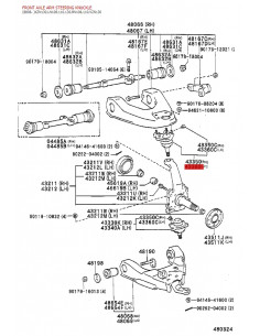 Left upper trapezoid for Toyota Hilux / 4 - Runner -... 2