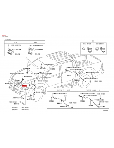 Cabo abs dianteiro esquerdo Toyota Hilux Vigo - Original... 2
