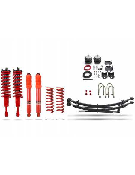 Complete reinforced suspension kit preassembled with +40MM airbags for Ford Ranger (2011 - 2018) - PEDDERS