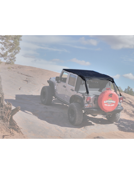 Teto ou capota de lona (apenas parte do teto) Jeep Wrangler JK - Suntop