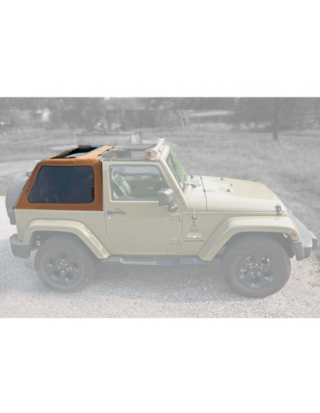 Techo o capote en toile (modèle FASTBACK) Jeep Wrangler JK - Suntop