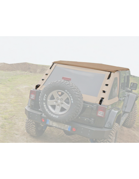 Teto ou capota de lona (apenas parte do teto) Jeep Wrangler JK - Suntop