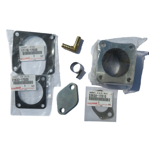 Kit de anulação da válvula EGR + flange Toyota...