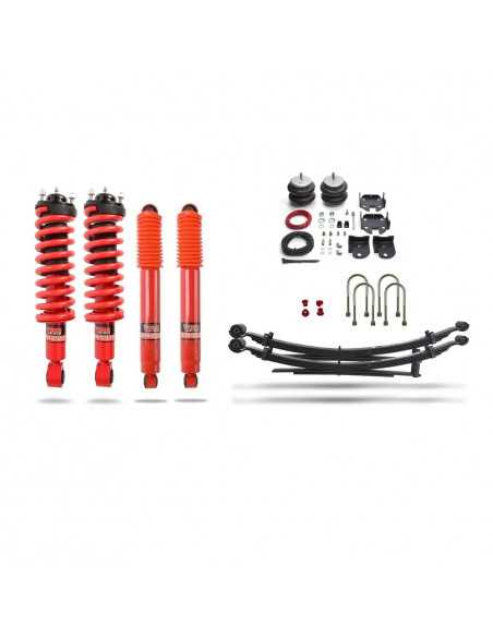 Complete reinforced foam cell suspension kit +40mm (load 150kg + airbags) for Ford Ranger (2019 - 2022) - Pedders