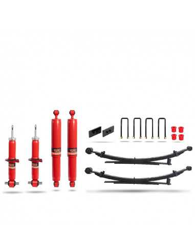 Extra reinforced full suspension kit foam cell +50mm +600Kg Volkswagen Amarok 3.0 MK2 (2023 to Actual) - Pedders