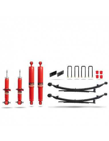 Extra reinforced full suspension kit foam cell +50mm +600Kg Volkswagen Amarok 2.0 MK2 (2023 to Actual) - Pedders