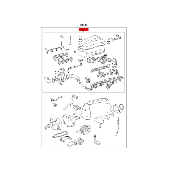 Kit de joints moteur partie haute (moteur...