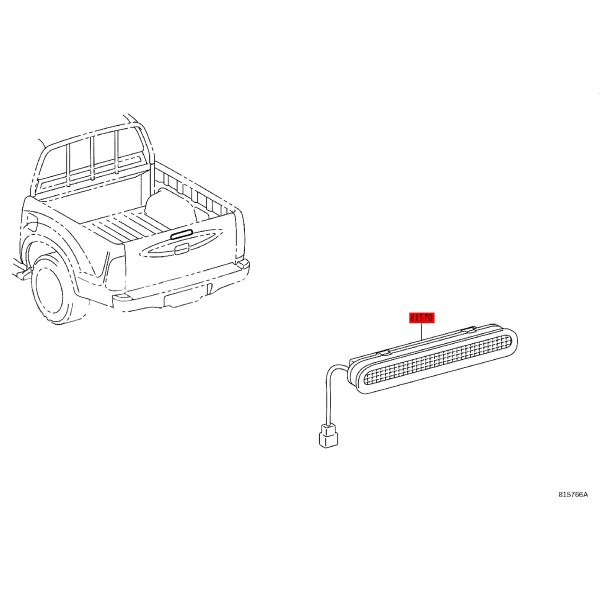 Drittes Bremslicht für Toyota Hilux Vigo -...