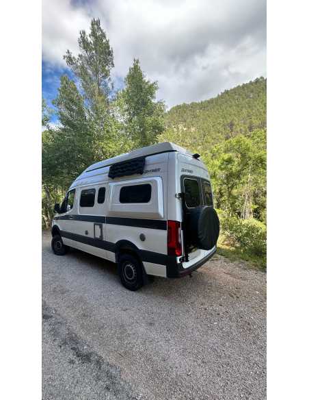 Soporte inox rueda trasera izquierda Mercedes sprinter 3 - N4 - Offroad