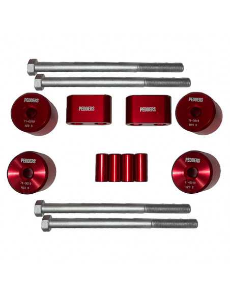 Rear subframe spacer kit for Subaru Forester SK / Outback BS / XV GT - Pedders