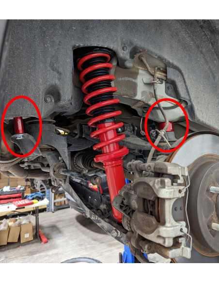 Rear subframe spacer kit for Subaru Forester SK / Outback BS / XV GT - Pedders