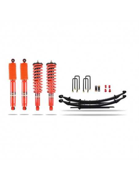 Kit de suspension complet renforcé foam cell +45mm +300kg Isuzu D-Max (2021 à aujourd'hui) - Pedders