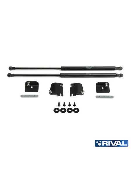 Amortiguadores reforzados de capó Jeep Wrangler JL / JT - RIVAL