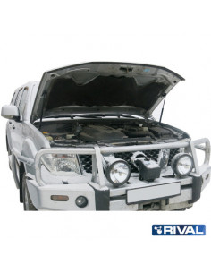 Amortecedores reforçados de capô Nissan Navara D40 /... 2