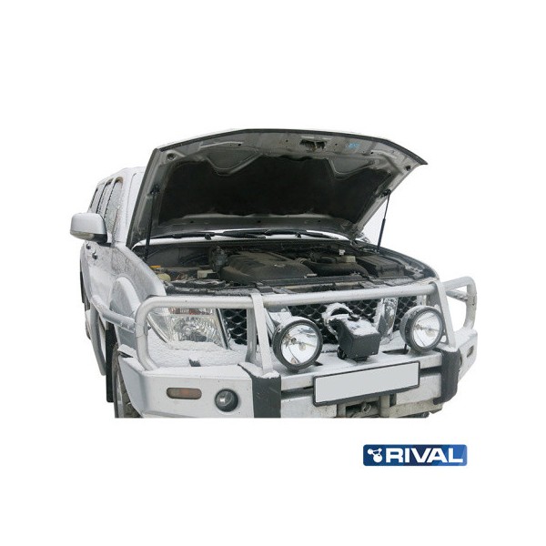 Amortecedores reforçados de capô Nissan Navara...