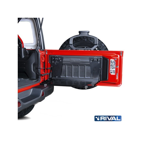 Mesa dobrável reforçada para porta traseira...