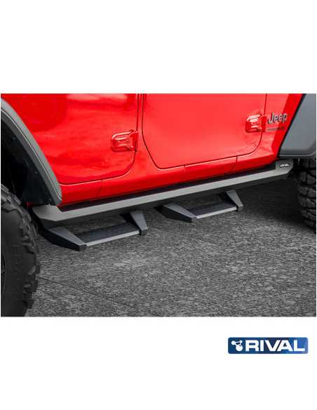 Reinforced footrests for Jeep Wrangler JL - RIVAL