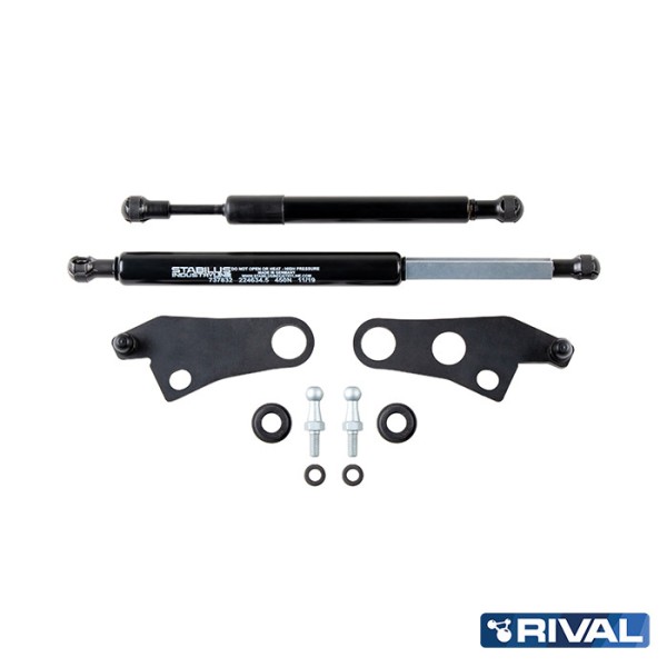 Reinforced hood struts (opening and closing)...