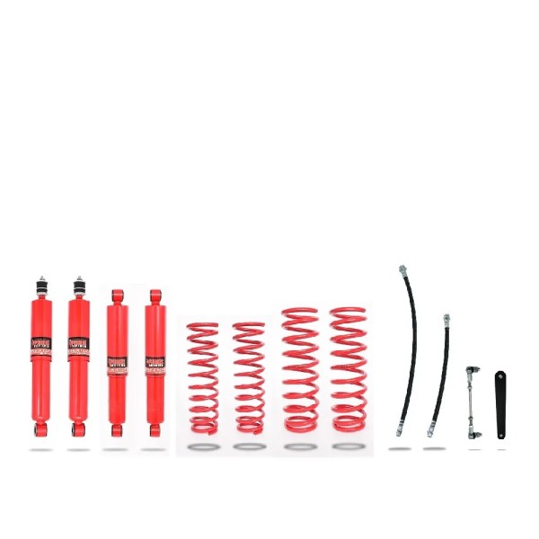 Kit de suspensão reforçada +50mm Suzuki Jimny...