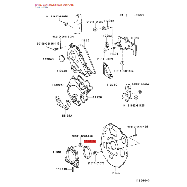 Crankshaft Seal Gearbox Side Rav - 4 - Original...