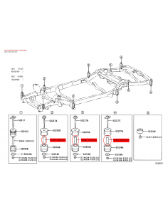 Casquilho silentblock carroceria nº2 / 3 / 4 para Toyota... 2