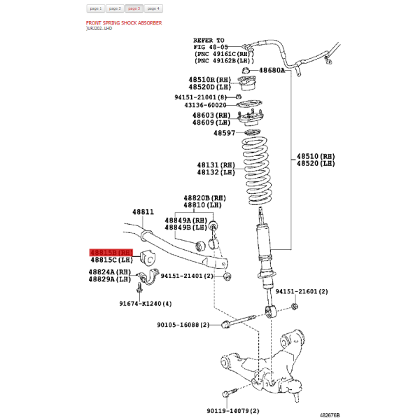 Silentblock barra stabilizzatrice anteriore Per...