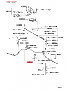 Blue Print ADA104613 - Cavo Freno A Mano Posteriore Destro Per Chrysler PT Cruiser (2000-2010)